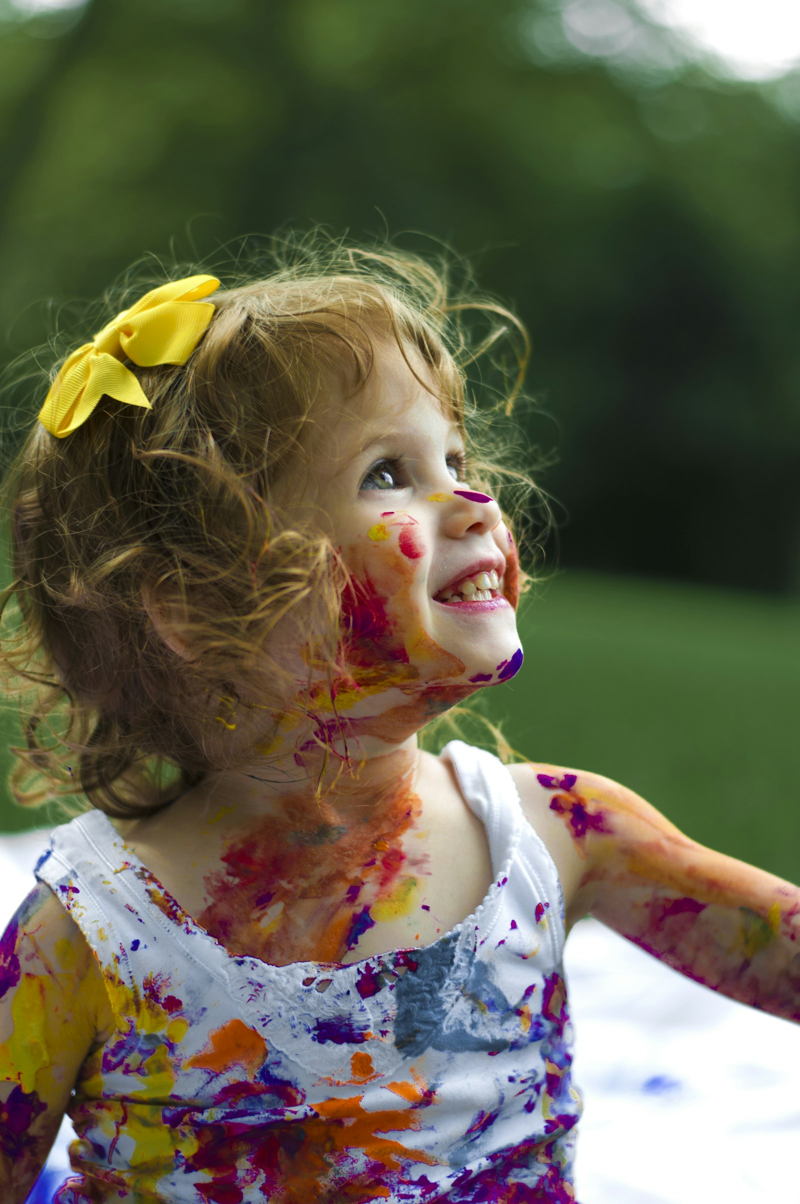 Child engaged in playful learning